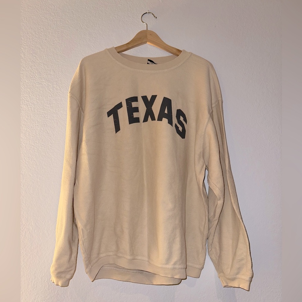 Chicka-d Corduroy-style Texas Crewneck
